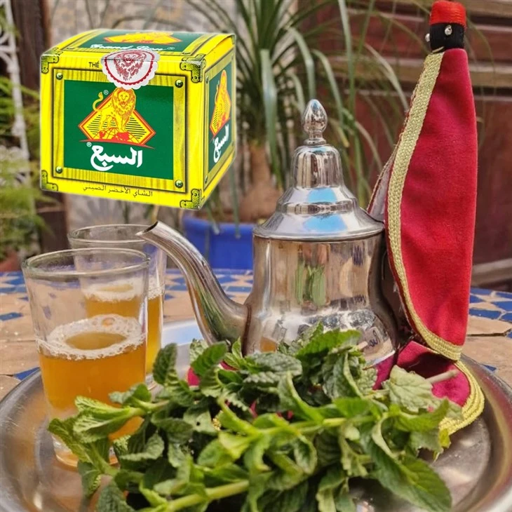China green tea lion
